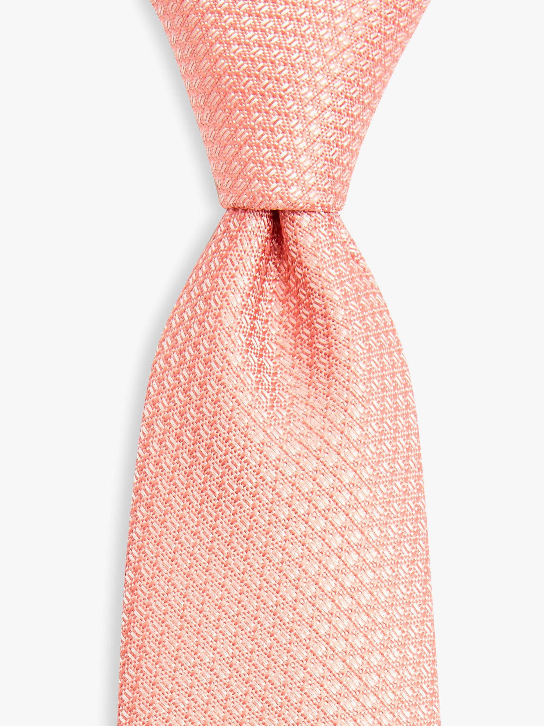 Moss Textured Tie, Cantaloupe