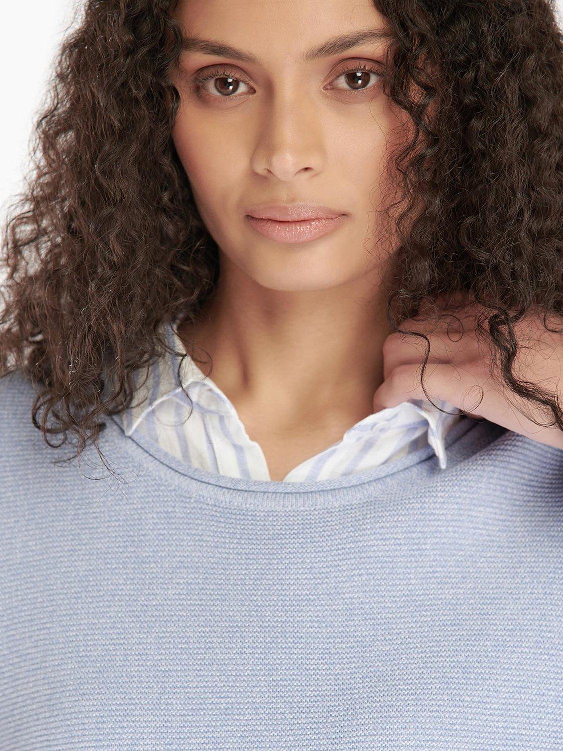 Product image 5 of 5, which shows Barbour Mariner Knit Jumper, Bell Flower, 12