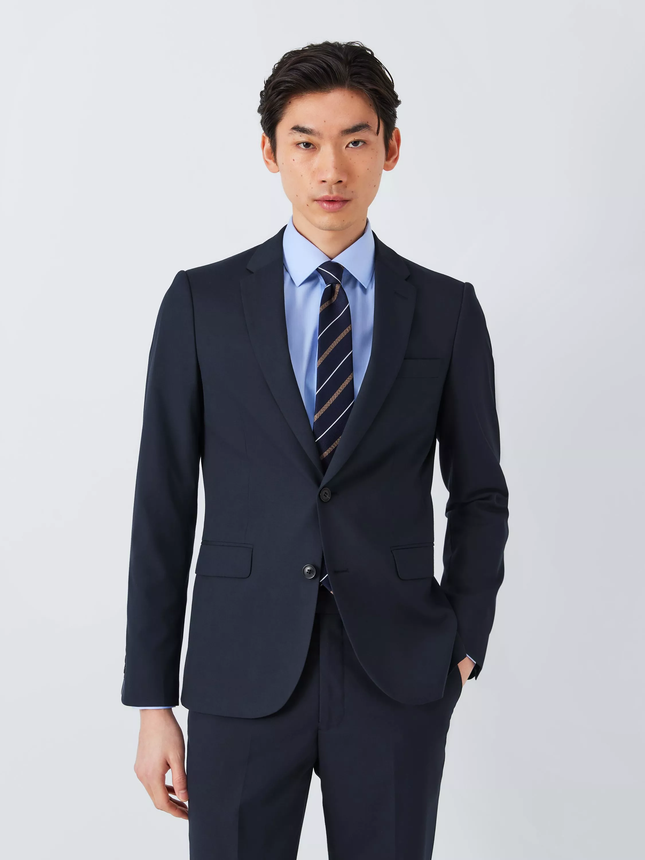 John Lewis Slim Fit Starter Suit Jacket Navy