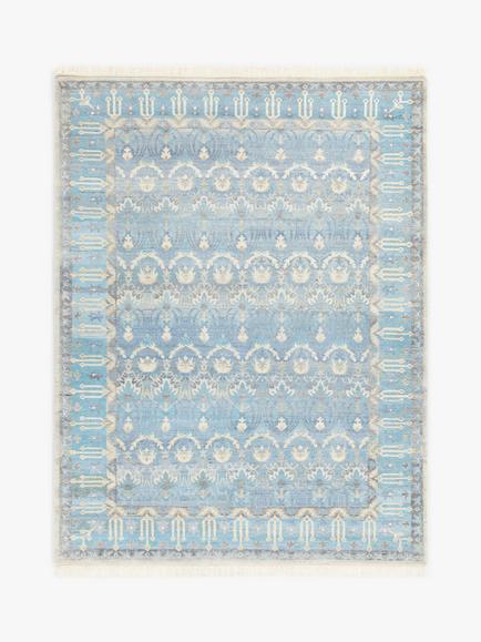 John Lewis Hand Knotted Mahala Rug, Blue