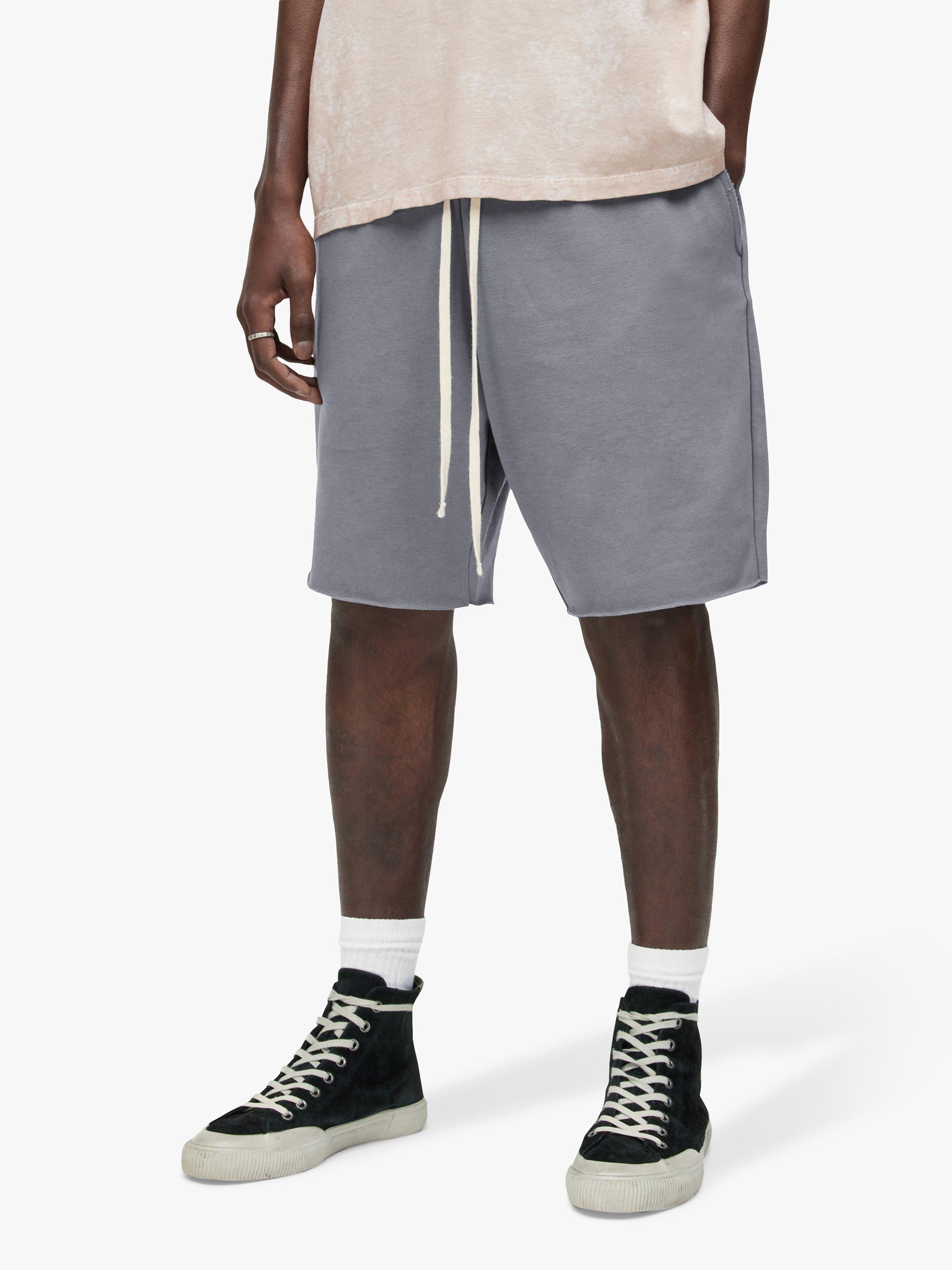AllSaints Helix Sweat Shorts, Glass Grey, XL