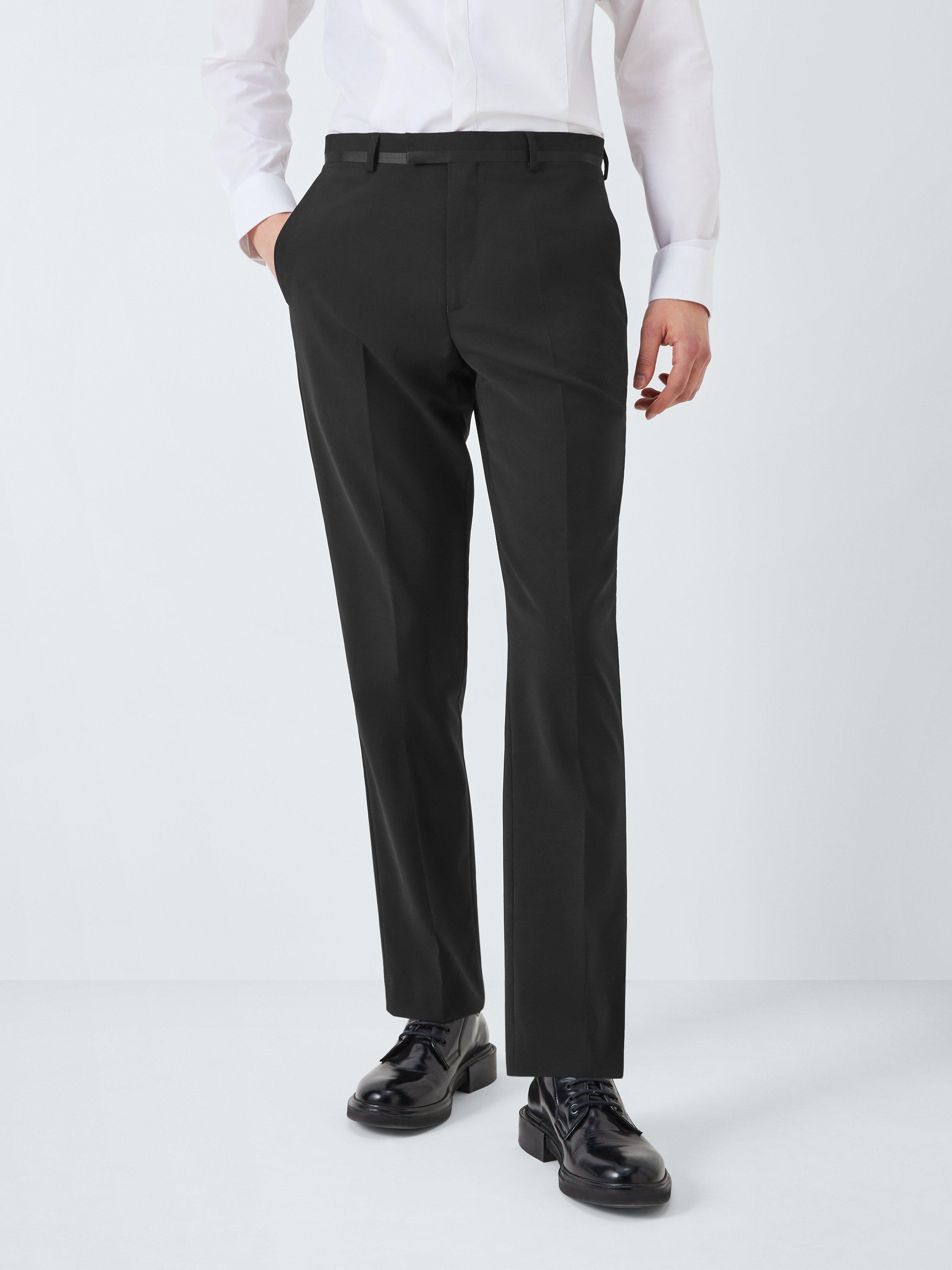 Kin Plain Slim Fit Dinner Suit Trousers, Black, 32S