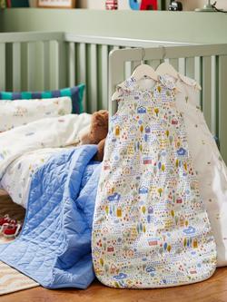 John Lewis Happy Houses Sleeping Bag, 2.5 Tog, Pack of 2, Multi - view 2, Multi