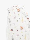John Lewis Little Animals Print Sleeping Bag, 1 Tog, Multi