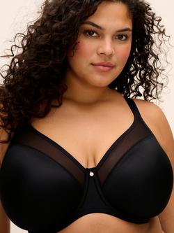 Elomi Smooth Underwired T-Shirt Bra - view 2, Black