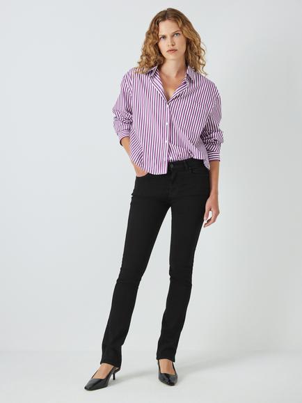 7 For All Mankind Kimmie B(Air) Jeans, Rinsed Black, Rinsed Black