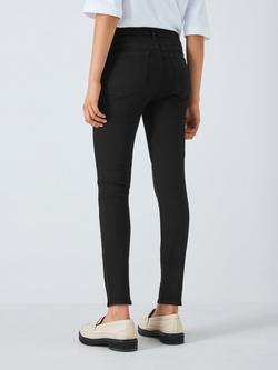 7 For All Mankind Skinny B(Air) Jeans, Rinsed Black - view 2, Rinsed Black