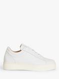 John Lewis Fauna Leather Flatform Lace Up Trainers