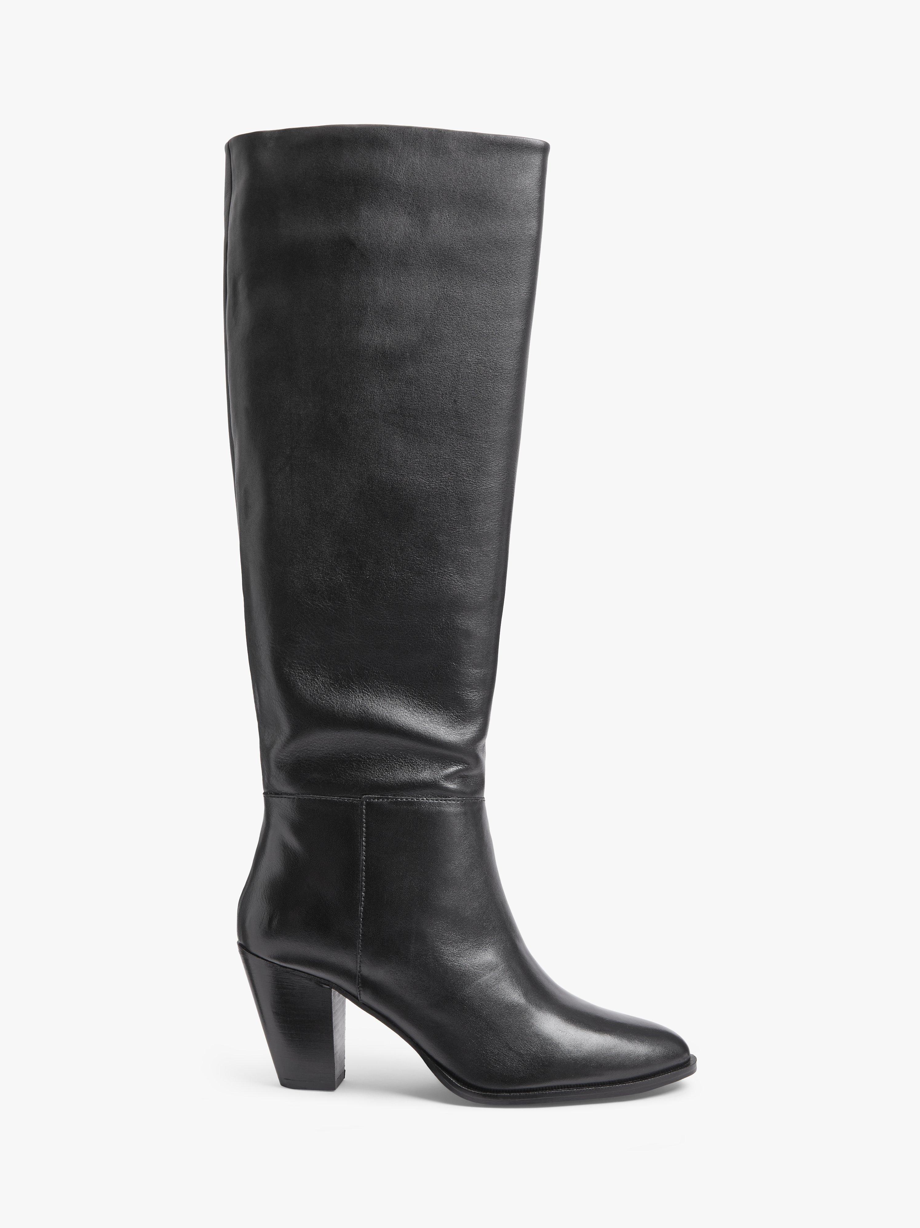 John Lewis Savannah High Heel Leather Boots