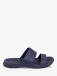 totes SOLBOUNCE Double Strap Slider Sandals, Navy