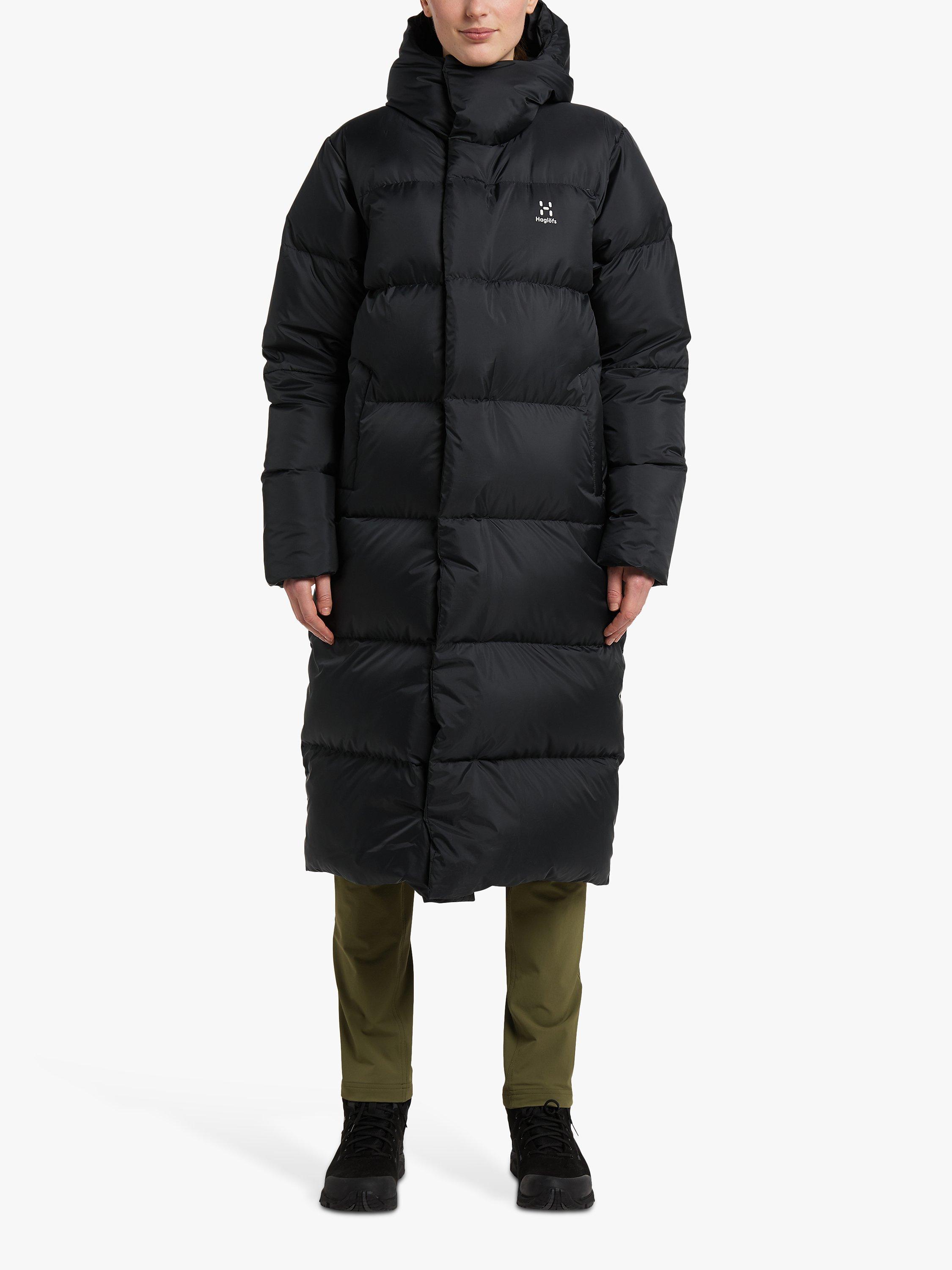 Haglöfs Women's Long Down Parka Jacket, True Black