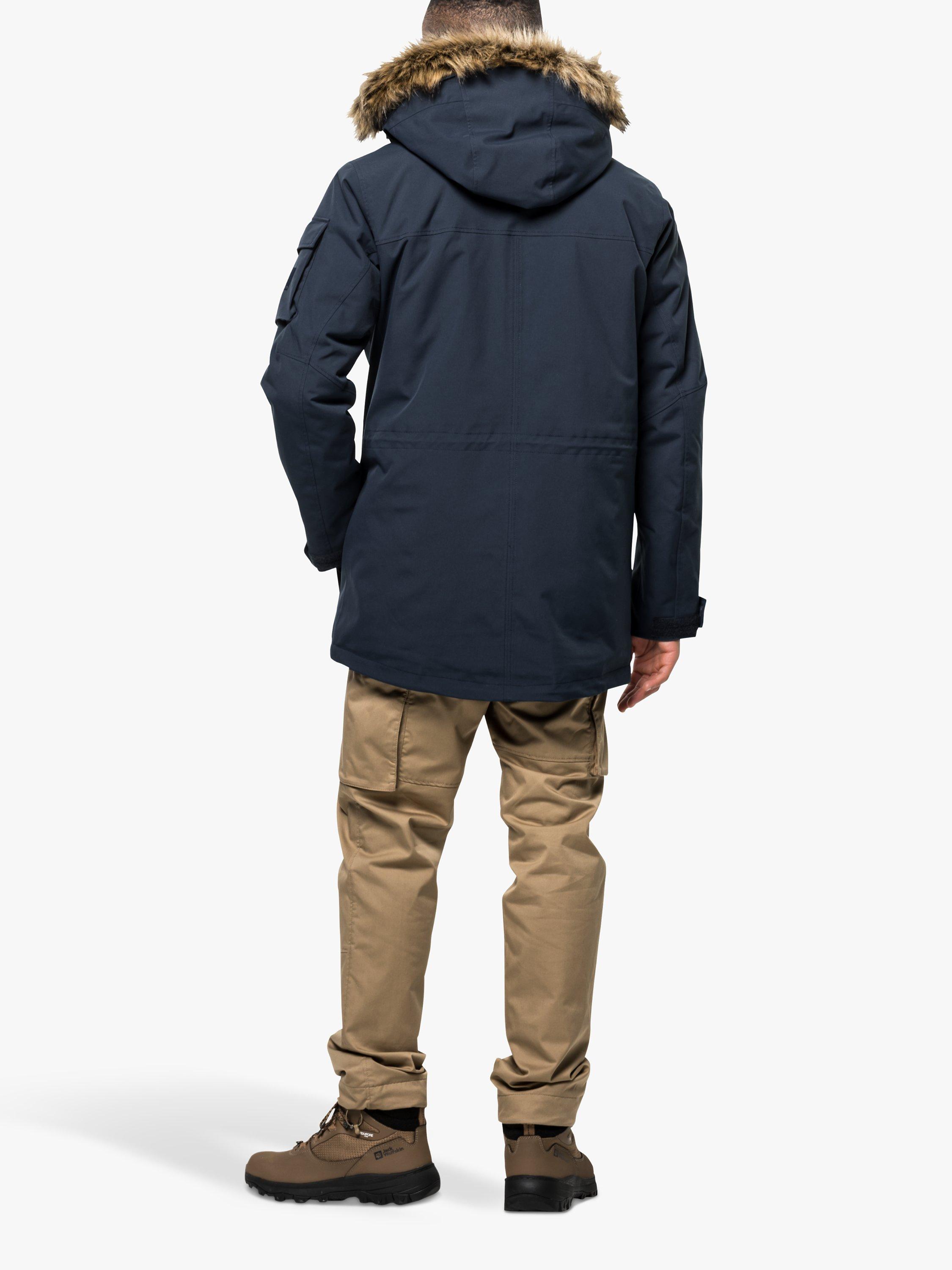 Jack wolfskin glacier canyon parka blue best sale