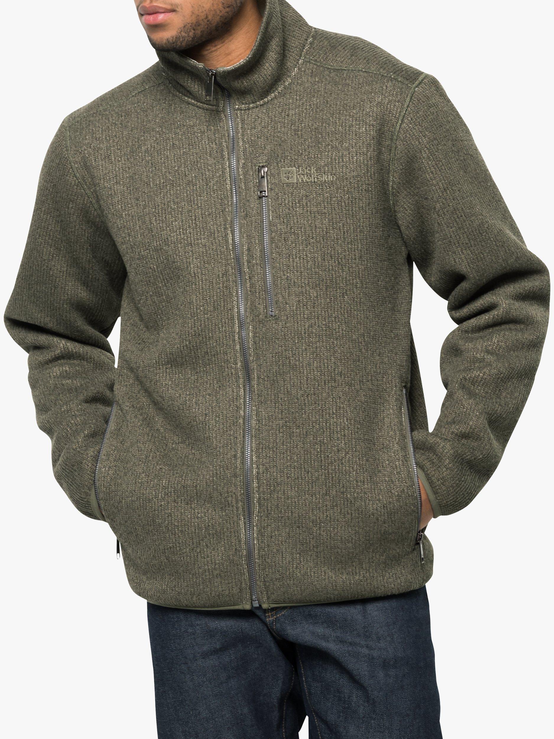 Jack Wolfskin Robson Fjord Men's Fleece Jacket, Dusty Olive