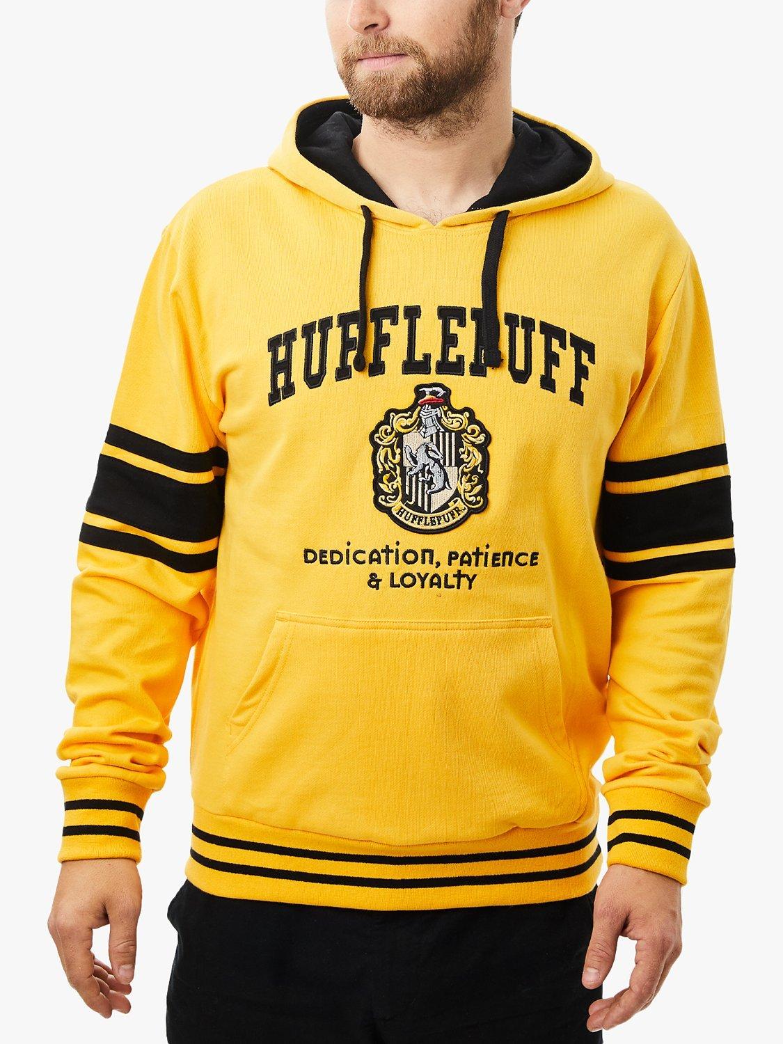 Fabric Flavours Harry Potter Hufflepuff House Hoodie Yellow