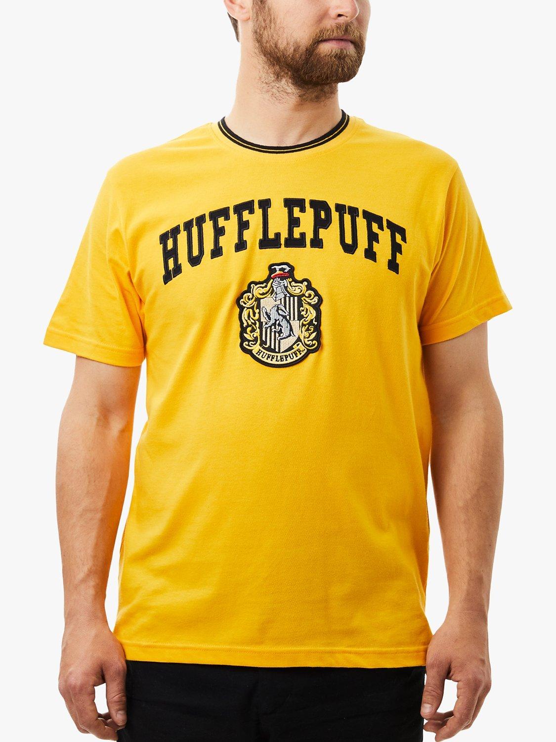 Fabric Flavours Harry Potter Hufflepuff House T-Shirt, Yellow, XS