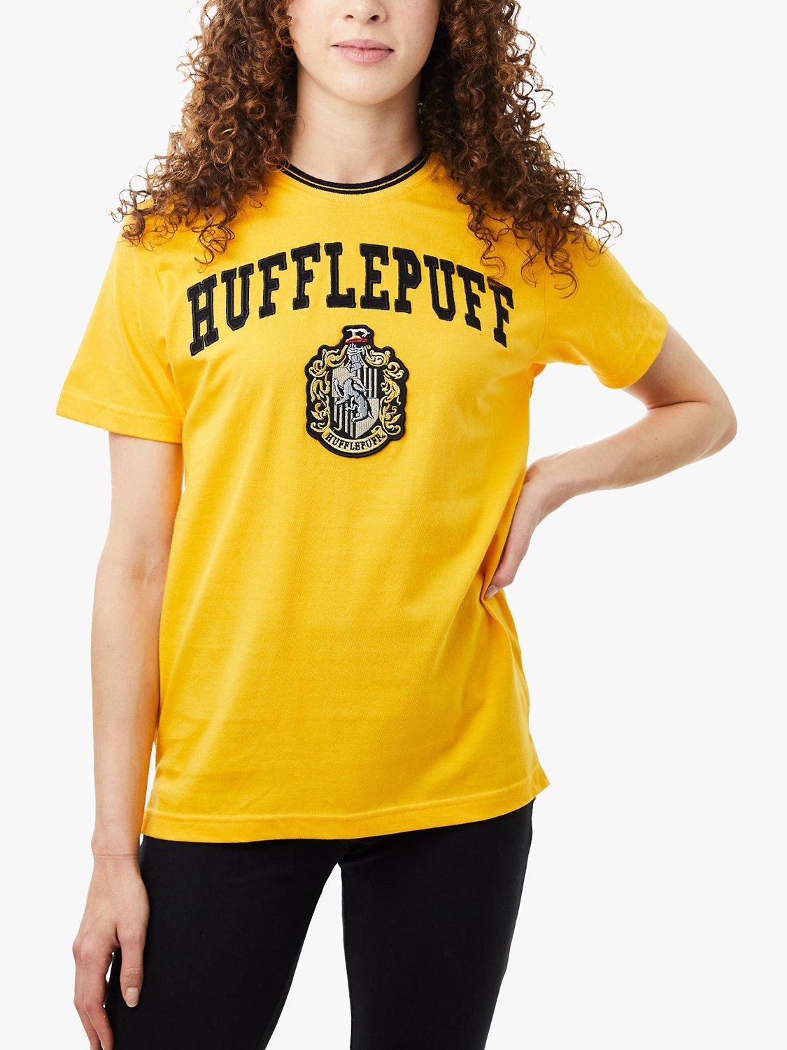 Fabric Flavours Harry Potter Hufflepuff House T-Shirt, Yellow, XS