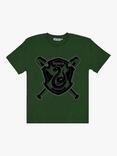 Fabric Flavours Harry Potter Slytherin Quidditch T-Shirt, Green