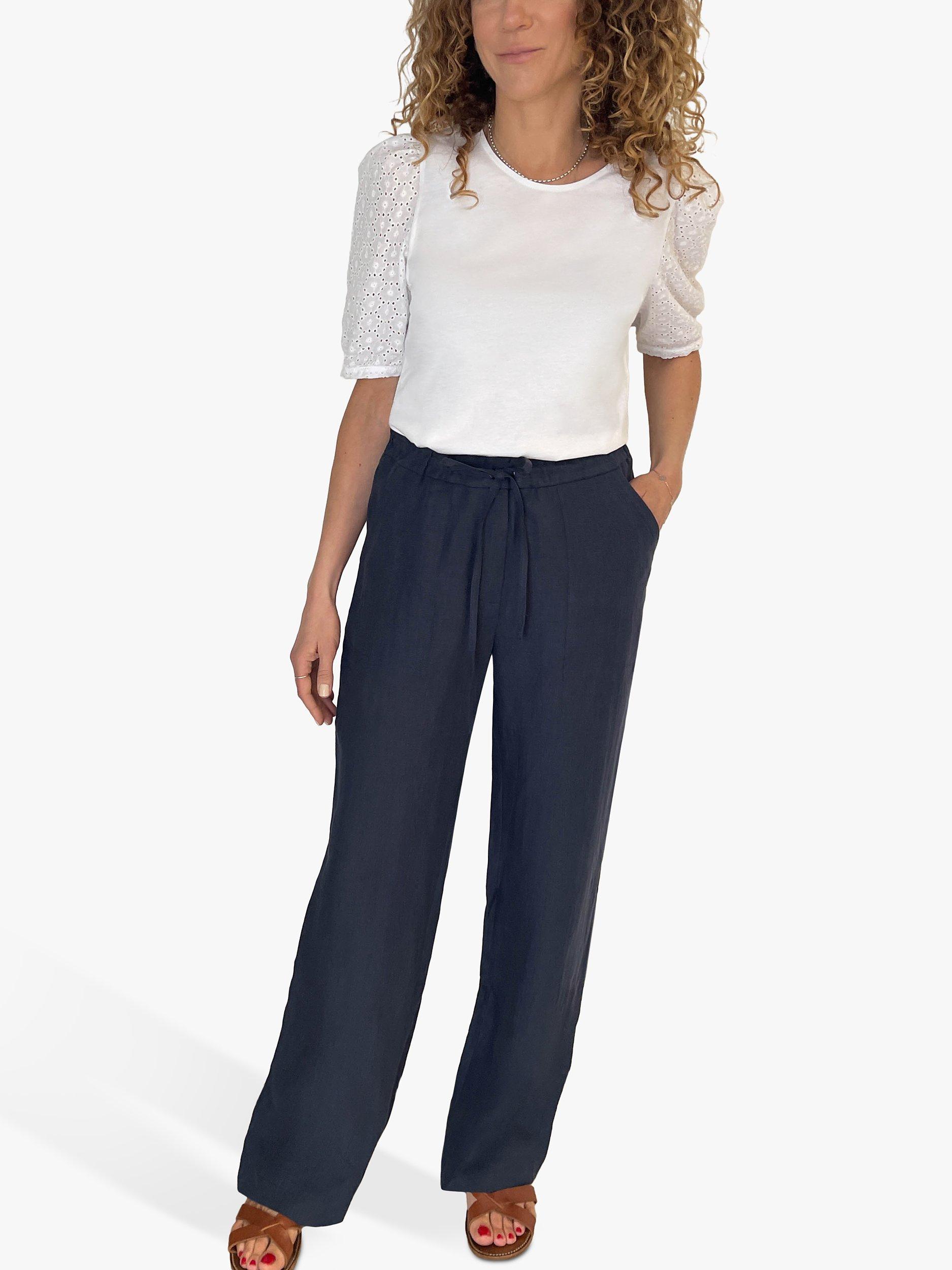 Baukjen Maxine Hemp Trousers, Navy