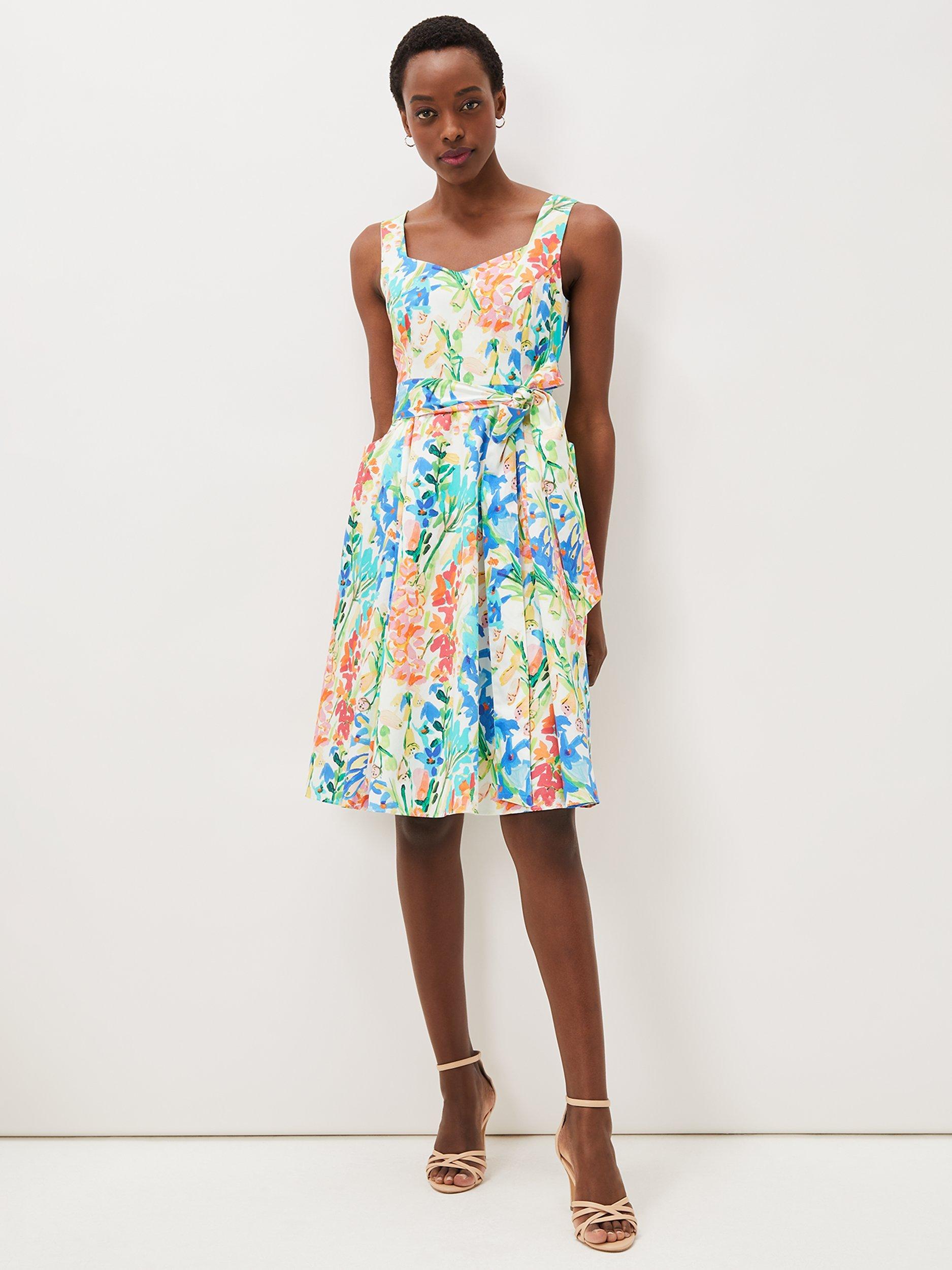 Phase Eight Blair Floral Print Dress Multi