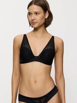Triumph Aura Spotlight Plunge Bra, Black