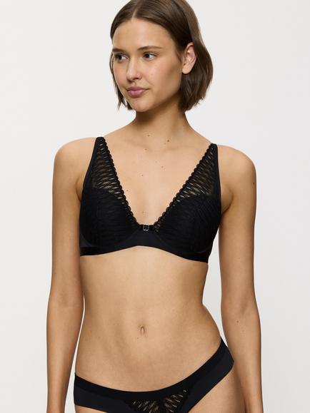 Triumph Aura Spotlight Plunge Bra, Black