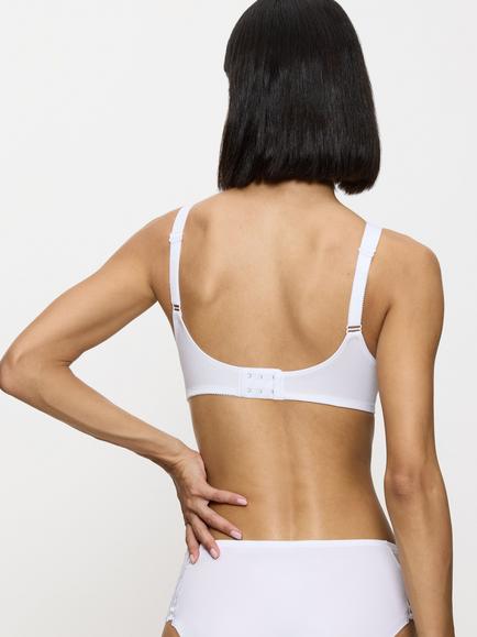Triumph Doreen Cotton Non Wired Bra - view 2, White