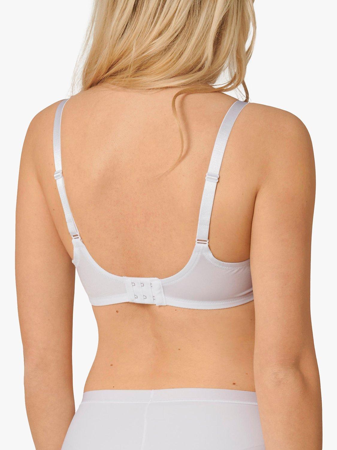 Product image 2 of 4, which shows Triumph Modern Finesse Underwired Bra, White, 38B
