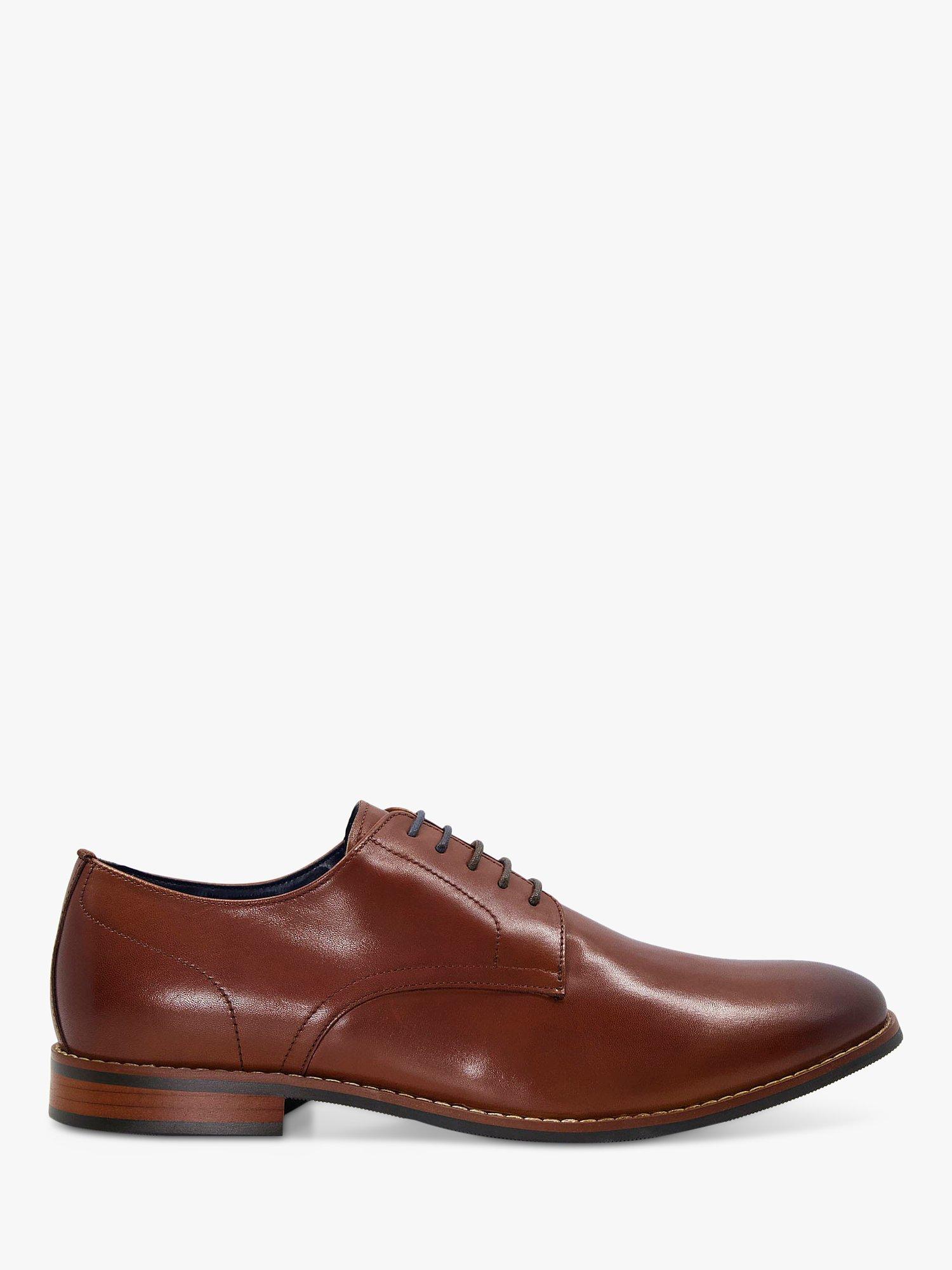Dune Suffolks Wide Fit Leather Gibson Shoes