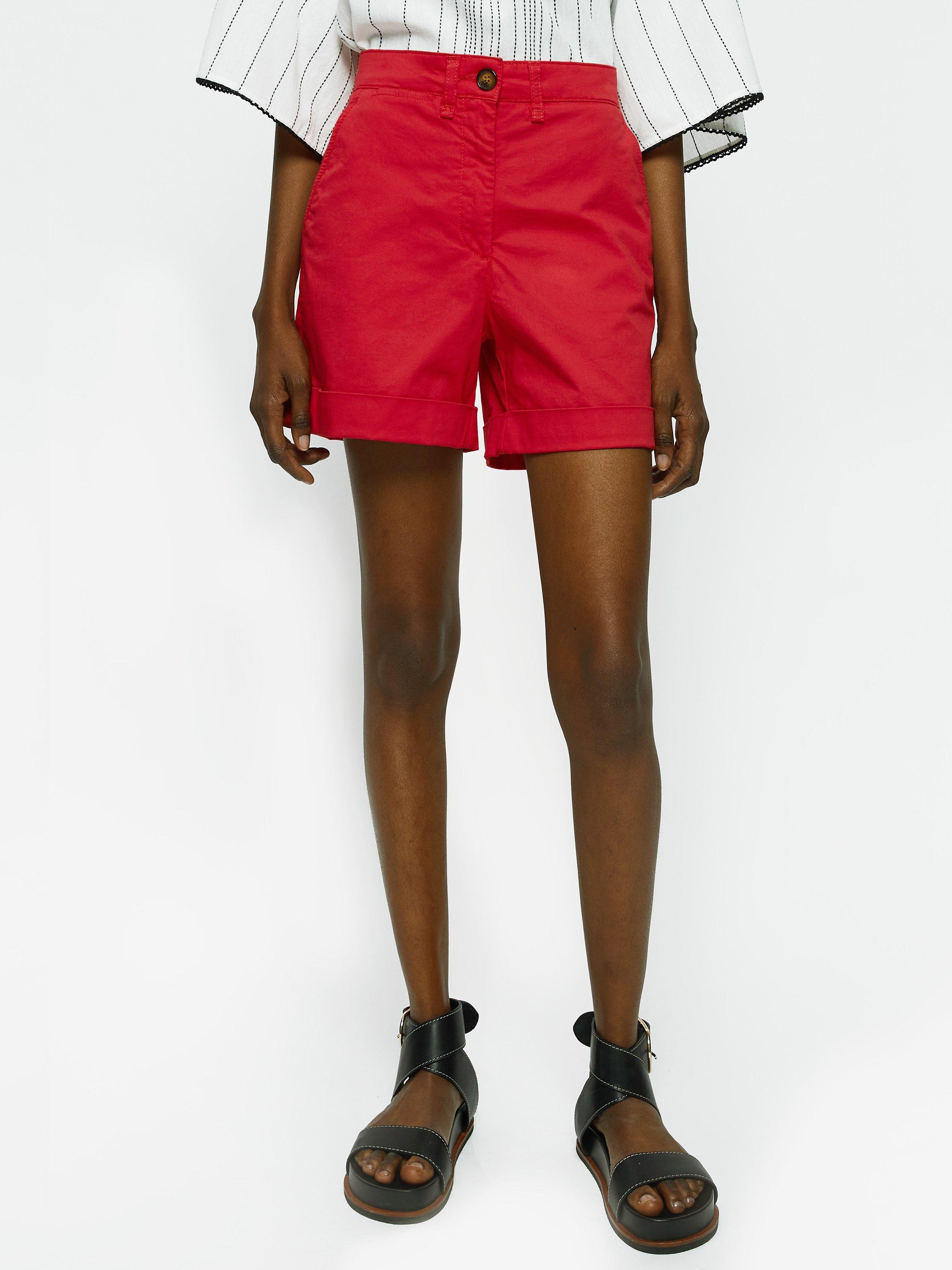 Jigsaw Chino Shorts, Red, 6