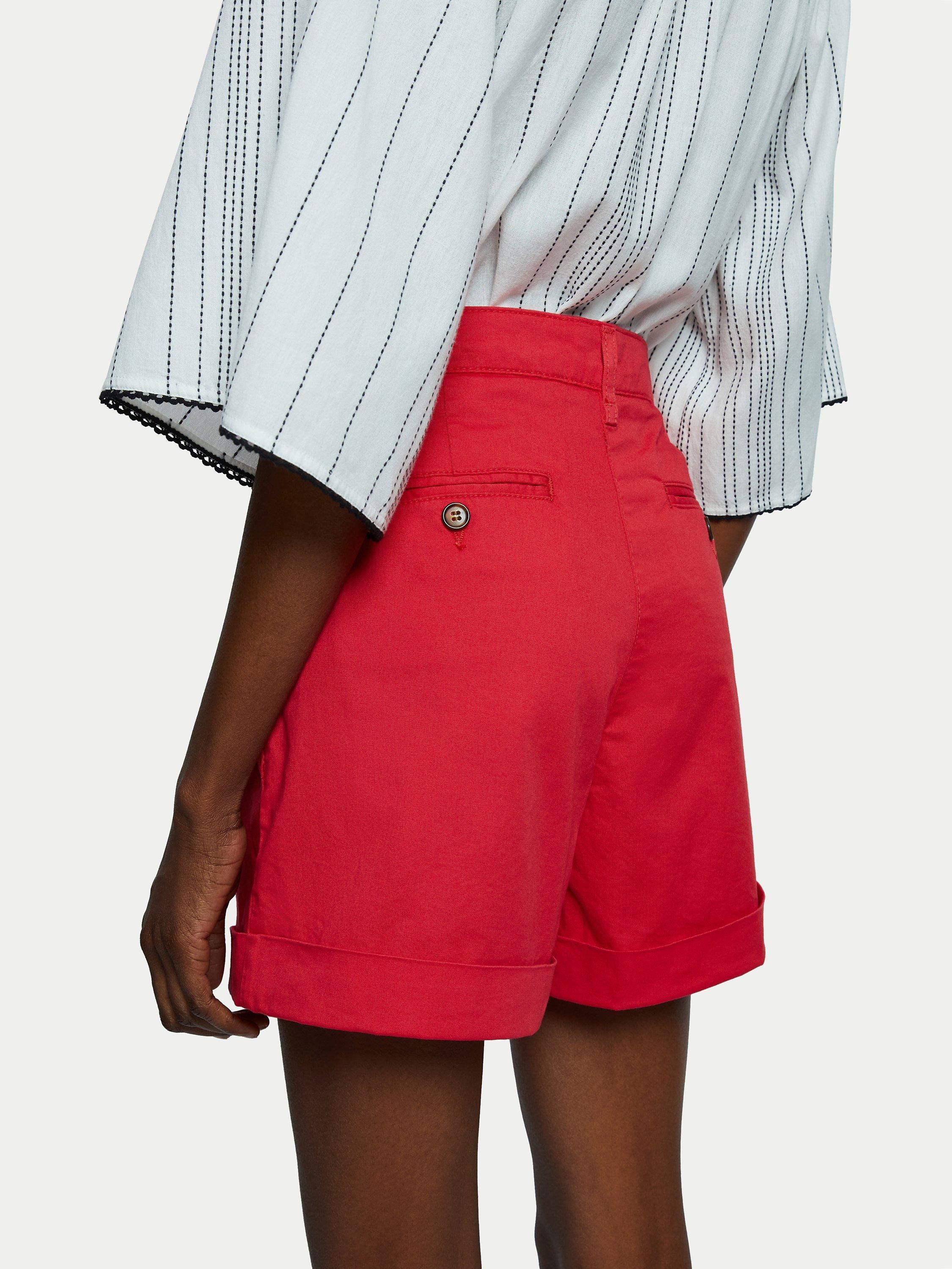 Jigsaw Chino Shorts, Red, 6