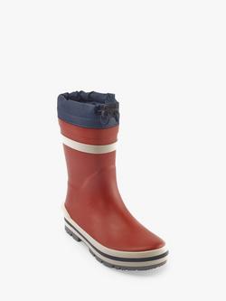 Start-Rite Kids' Puddle Wellington Boots - view 2, Red Plain