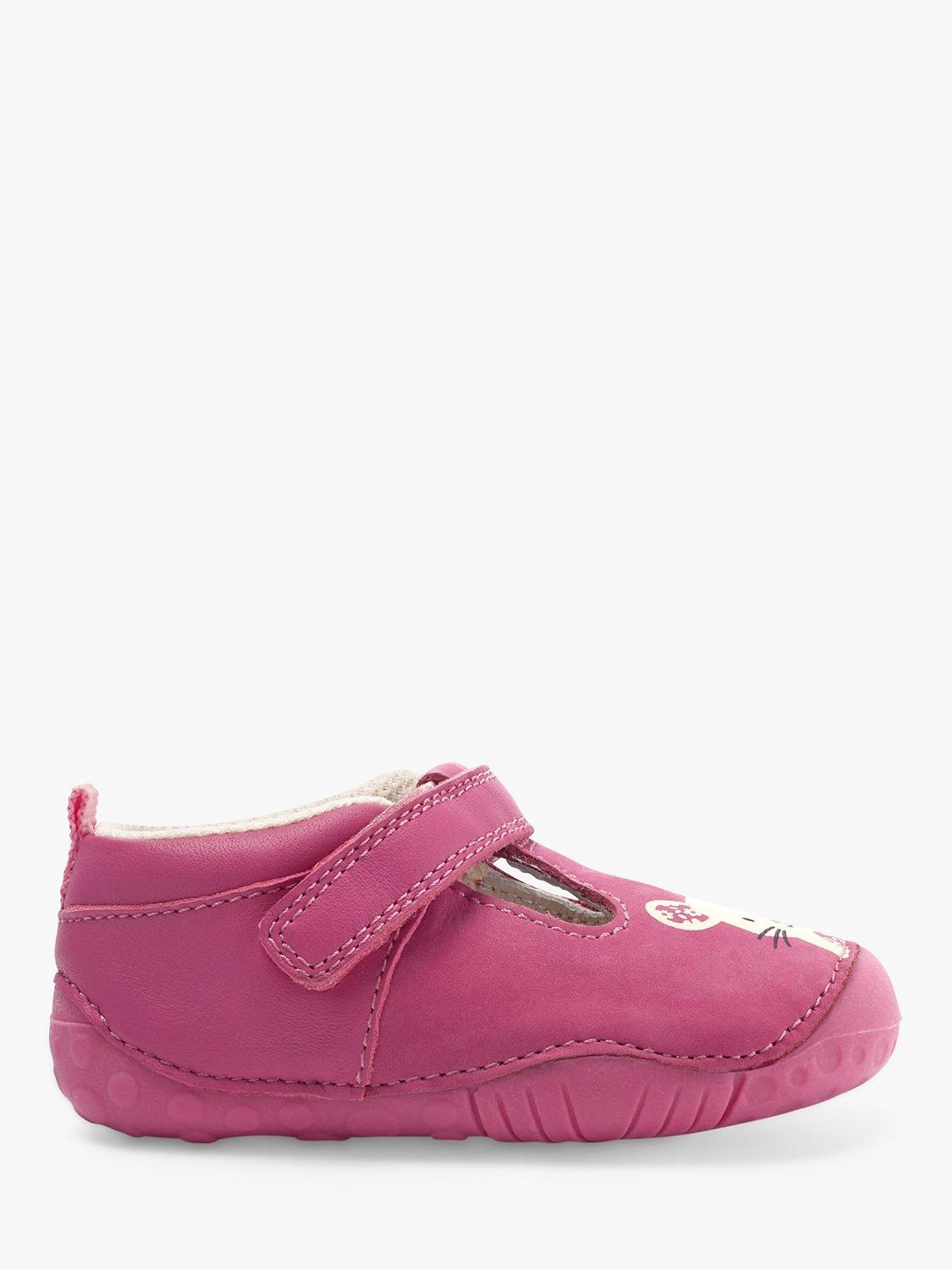 Start-Rite x JoJo Maman Bebé Baby Little Pal Pre-Walker Shoes, Pink Nubuck Mouse