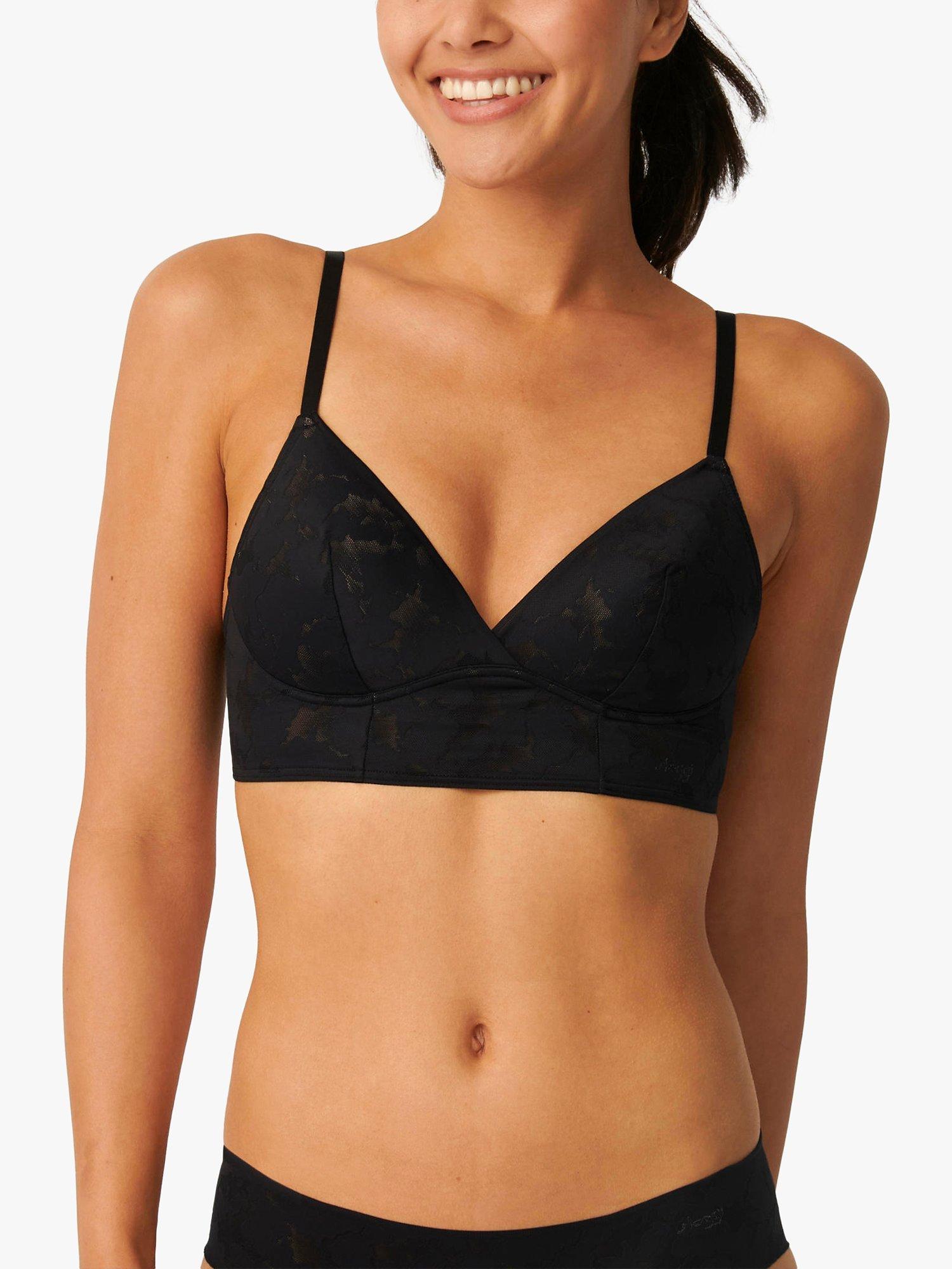 sloggi ZERO Lace 2.0 Longline Bra, Black