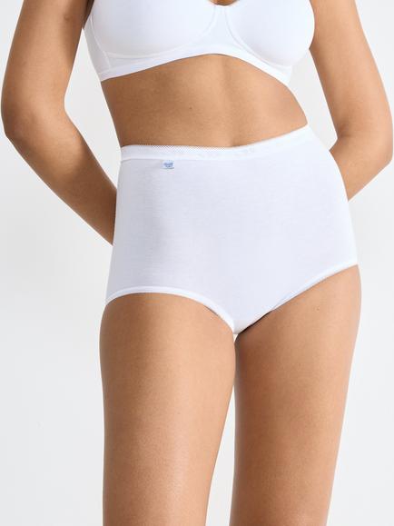 sloggi Basic+ Maxi Cotton Briefs, Pack of 3 - view 2, White