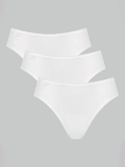 sloggi 24/7 Microfibre Tai Knickers, Pack of 3, White