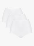 sloggi 24/7 Microfibre Maxi Briefs, Pack of 3, White