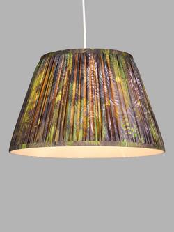 John Lewis + Matthew Williamson Ellwood Tapered Lampshade, Green/Multi - view 2, Multi Green