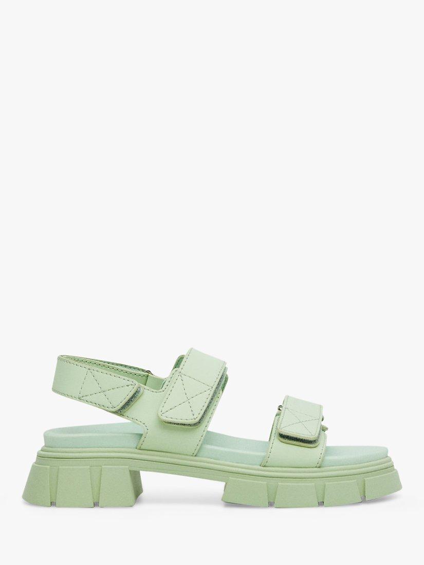 Mango Kid Strap Sandals, Green