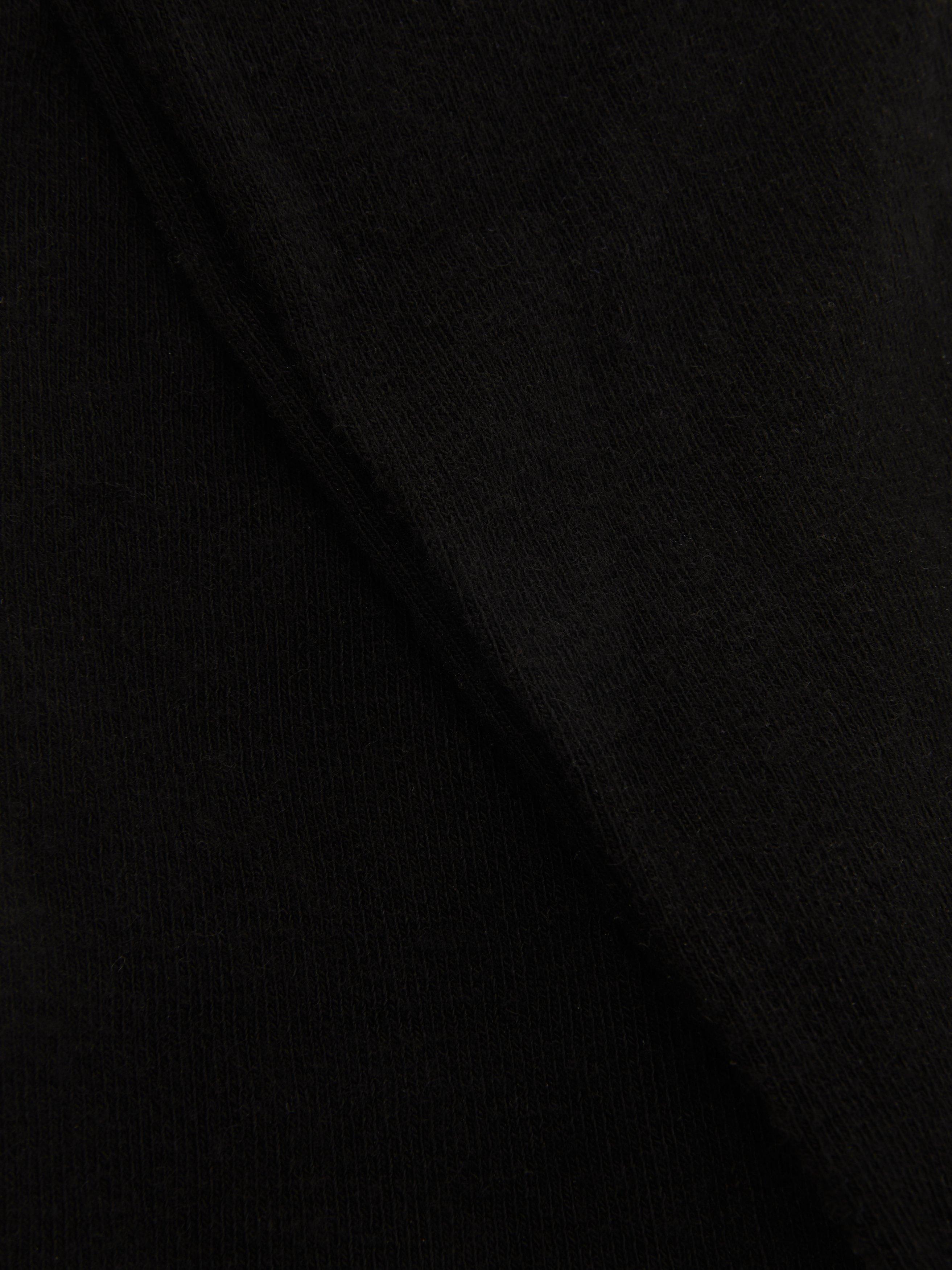 Product image 2 of 2, which shows John Lewis Kids' Wool Mix Tights, Pack of 2, Black, 2-3 years