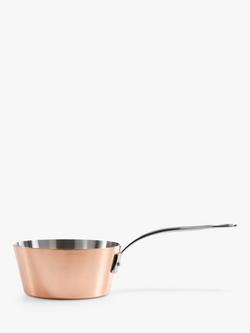 Samuel Groves Stainless Steel Tri-Ply Tapered Saucepan, Copper - view 2, Copper