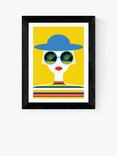 EAST END PRINTS Ana Jaks 'Sunglasses' Framed Print