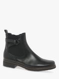 Gabor Nolene Leather Chelsea Boots, Black