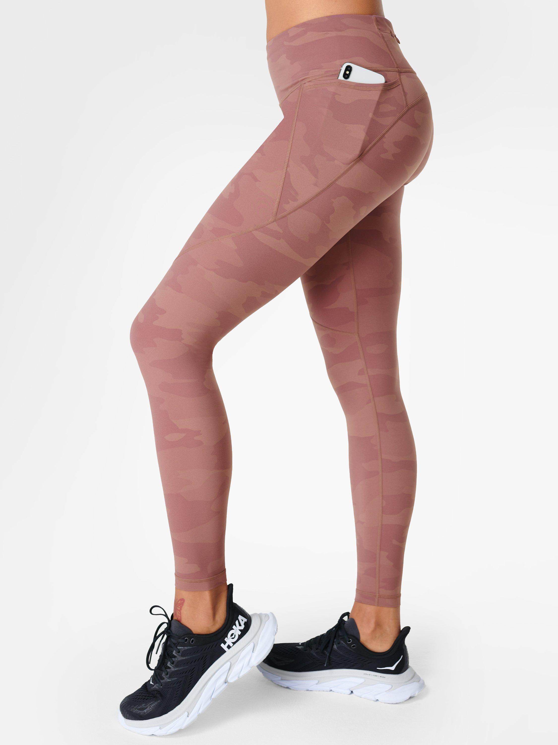 Sweaty Betty Power Gym Leggings, Pink Camo