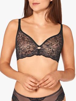 Triumph Amourette Charm Non Padded Underwired Bra, Black, Black