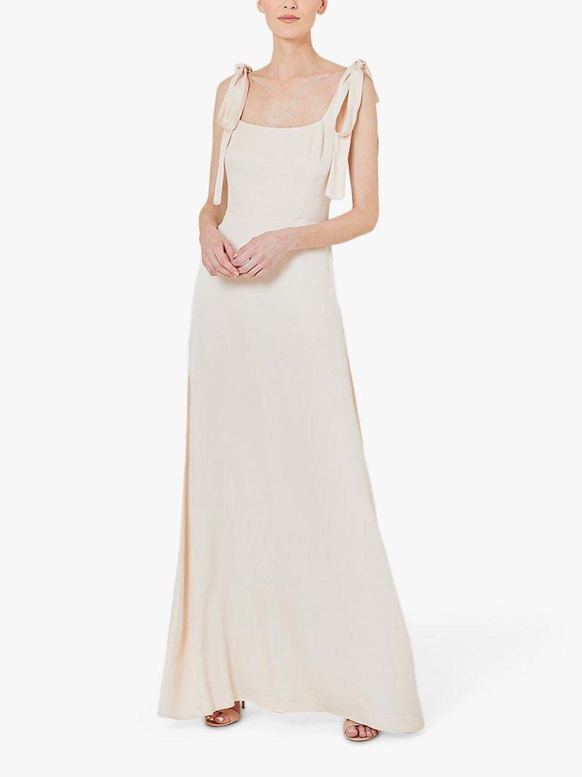 Maids to Measure Allegra Maxi Dress Champagne Ivory