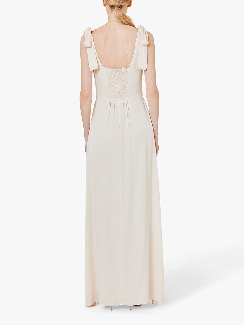 Maids to Measure Allegra Maxi Dress, Champagne Ivory, 8