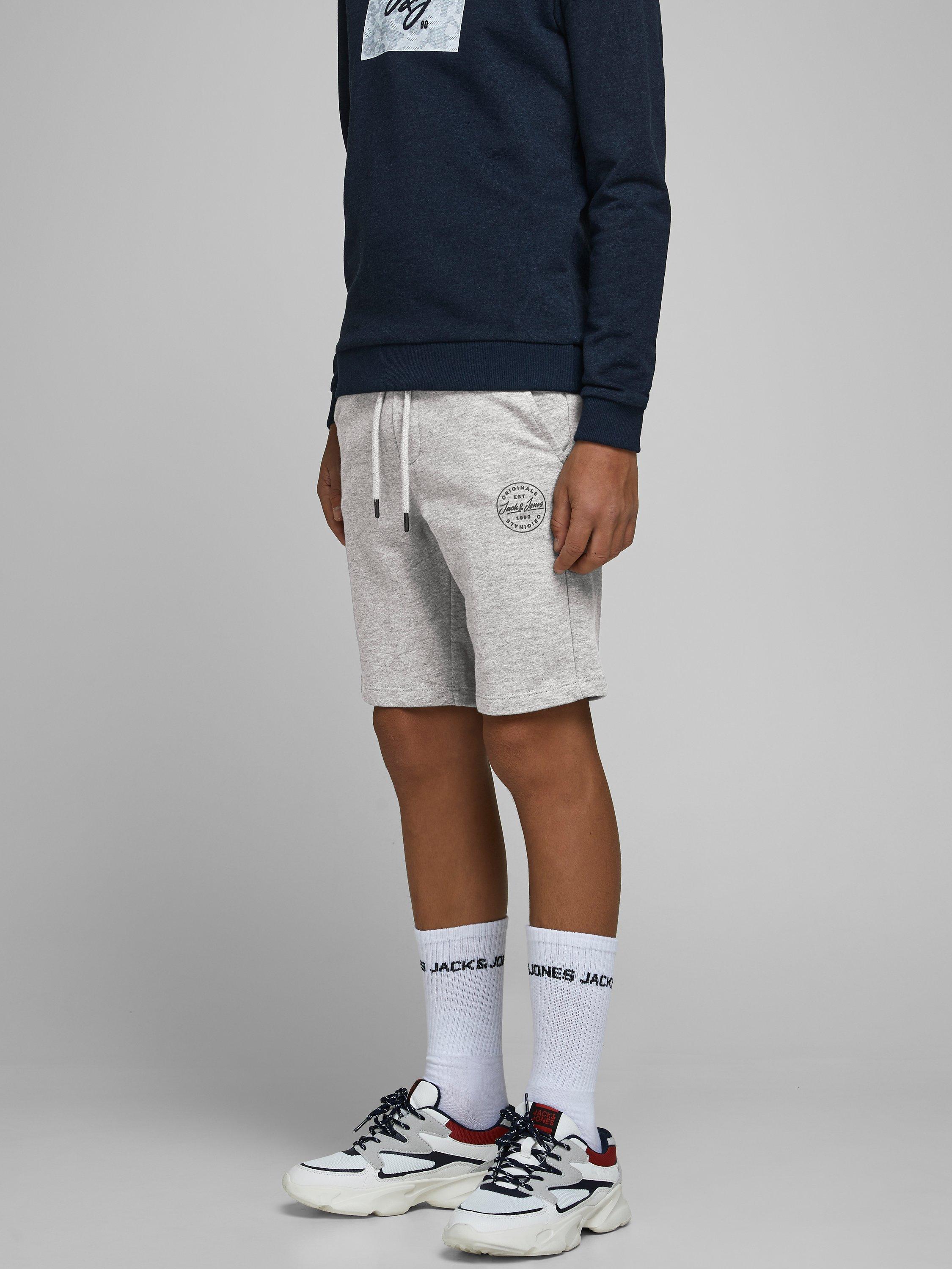 Jack & Jones Junior Sweat Shorts, Grey