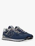 New Balance 574 Suede Trainers, Green21