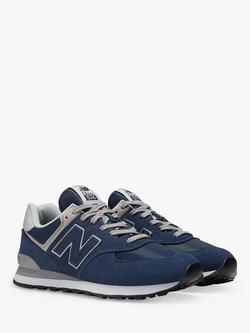 New Balance 574 Suede Trainers - view 2, Green21
