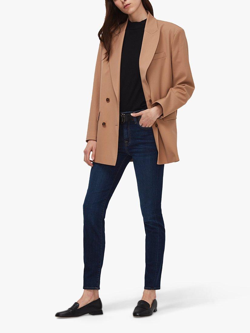 Product image 1 of 6, which shows 7 For All Mankind Roxanne B(Air) Jeans, Rinsed Indigo, 24